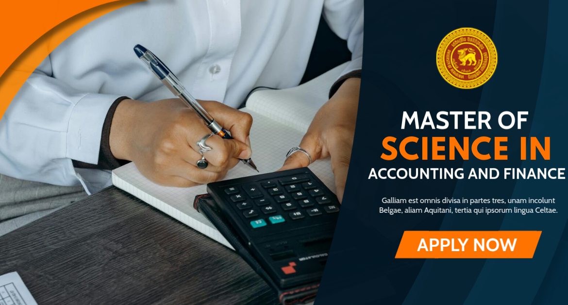 Master of Science in Accounting and  Finance
